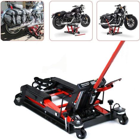 Plataforma elevadora para motocicleta, cuatrimoto, plataforma elevadora hidráulica, 680 kg