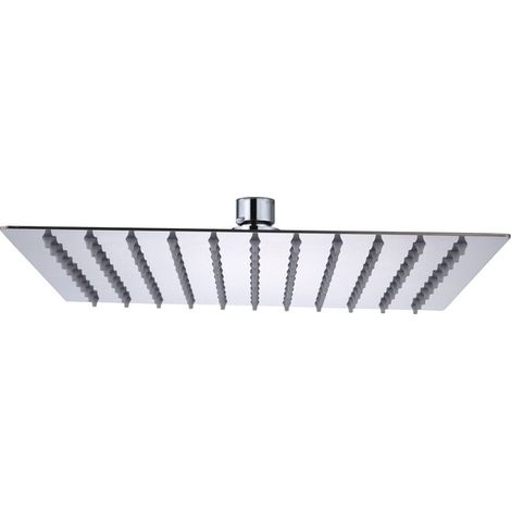 SOFFIONE DOCCIA INOX QUADRO 25X25 CM GROENLANDIA