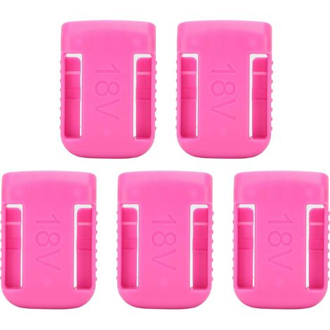 Boucle de Batterie, 5Pcs Support Mural d'étagère de Rangement pour Batteries d'outils, Support de Batterie Compatible pour Flexvolt XR 14V et 54V, pour Flexvolt 20V et (1/5)