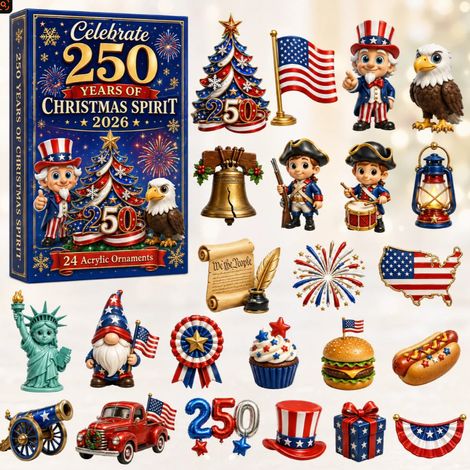 Christmas Advent Calendar 2026: 250th Anniversary of the Christmas Spirit - B - 3D