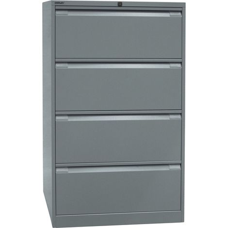 BISLEY Hängeregistratur Schrank Silber (1/5)
