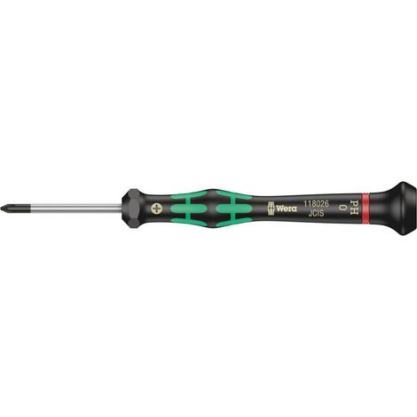 Wera 2050 05118026001 pour l'électronique et la mécanique de précision Tournevis cruciforme PH 0 Lon