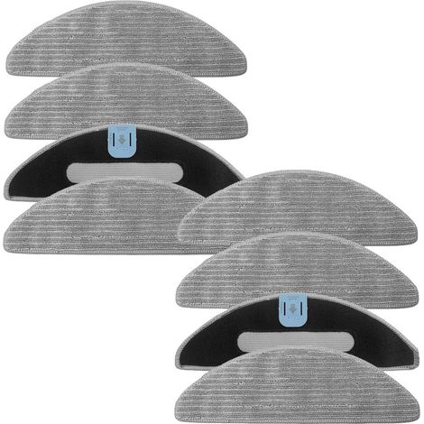 Pièce de rechange pour De 8 serpillères microfibres pour Combo i8, i8+, i5, i5+, j5, j5+ – Haute absorption pour sols durs et tapi (1/5)