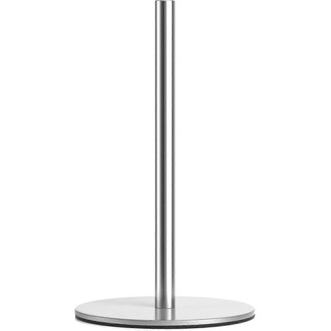 Porte-rouleau de papier essuie-tout noir à poser, porte-rouleau de cuisine sur pied, porte-essuie-tout en acier inoxydable (1/5)