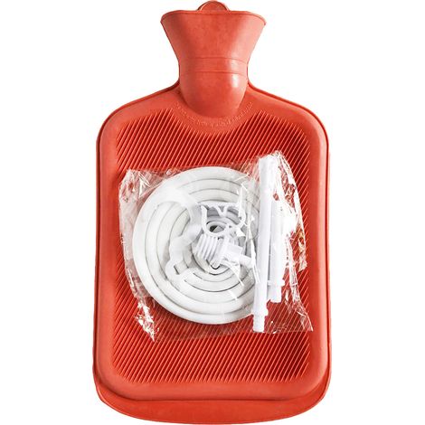 Kit de nettoyage du côlon avec sac à lavement 2L, longue tubulure et valve de contrôle de débit pour une désintoxication efficace (1/5)