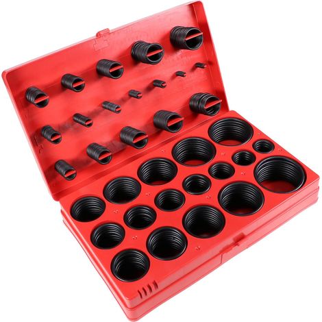419 teiliges Dichtungsringe Sortiment O-Ringe Dichtungen 3-50mm im Koffer (1/4)