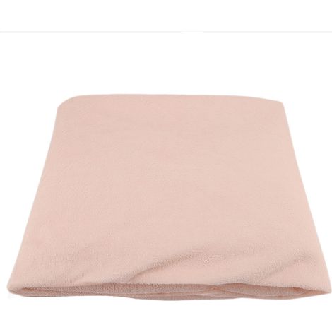 Housse de matelas imperméable anti-acariens, drap-housse rose 180x200+30 cm (1/5)