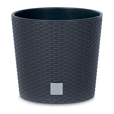 Prosperplast Blumentopf RATO ROUND Anthrazit 30 cm (1/4)