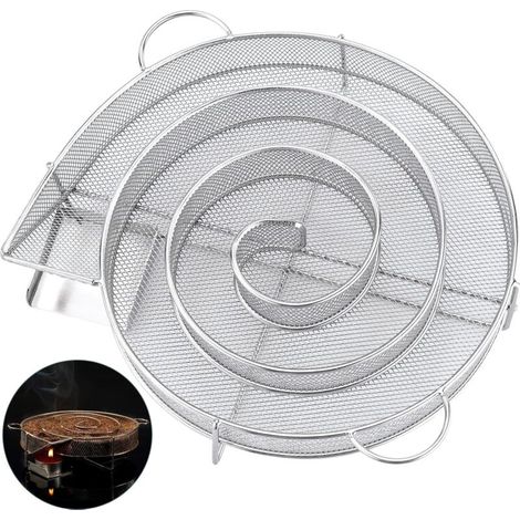 CCYKXA Générateur De Fumée Froide, Serpentin Fumoir à Froid Pour Fumoir Viande et Poissons, en Acier Inoxydable Convient le Fumage à Froid Dans les Fumoirs, Barbecues, Fumeurs, Grils, Etc. (Small) (1/5)