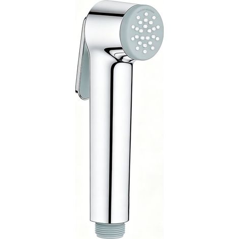 Compatible avec le mitigeur thermostatique GROHE Tempesta-F Trigger Spray 30, douchette à gâchette mode douche unique, finition chromée, référence 27512001 (1/4)