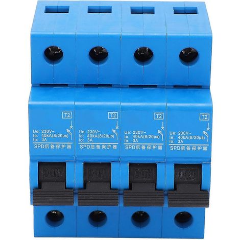 Überspannungsschutzgerät für den Hausgebrauch, flammhemmend, SPD 4p LTSCB40KA 230V, blau