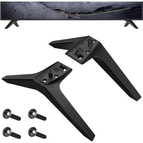 Pieds de Piédestal de Base TV, Support TV Universel Compatible pour Support TV LG Support de Table Smart TV Pied de Tele avec Vis Support de Remplacement (49 59 55 Pouces) (1/5)