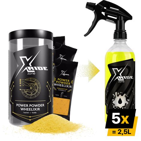 Konzentrat zur Reinigung von Motorradfelgen xzone 5 x 500 ml 2,5 l Bremsstaub (1/5)
