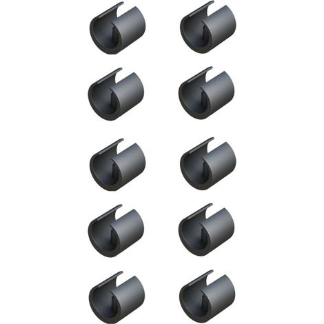 10x embout plastique 14 - 16mm patin rond chaise meuble guide pied bricolage (1/4)