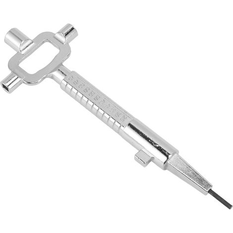 Outil de serrurier multifonctionnel en alliage de zinc : manomètre pour cylindre, tourneur de came et tourneur de broche pour la réparation de portières de voiture