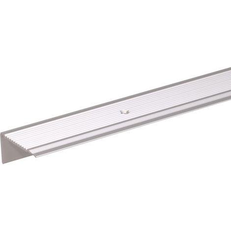 PROFILO PARAGRADINO FORATO 45X23X1000MM ALLUMINIO