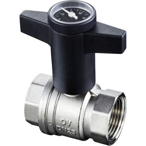 GRIFO OPTIBAL FF DN32 con TERMÓMETRO (1/4)