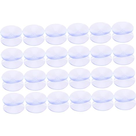 Lot de 24 ventouses en silicone sans crochet pour tables et verre (1/5)
