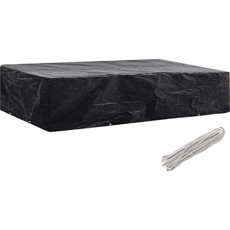 Maison Exclusive - Coperture Arredi Giardino 2 pz 8 Occhielli 218x77x55 cm (1/5)