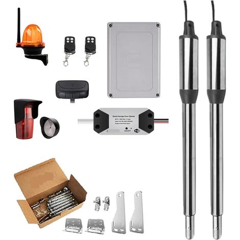 Kit d'ouvre-portes automatiques Ouvre-porte automatique WIFI maison ferme Cottage porte battante for 16ft longueur ou 600lb ouvre-porte plus proche actionneur linéaire pour accessoires de portail coul (1/5)