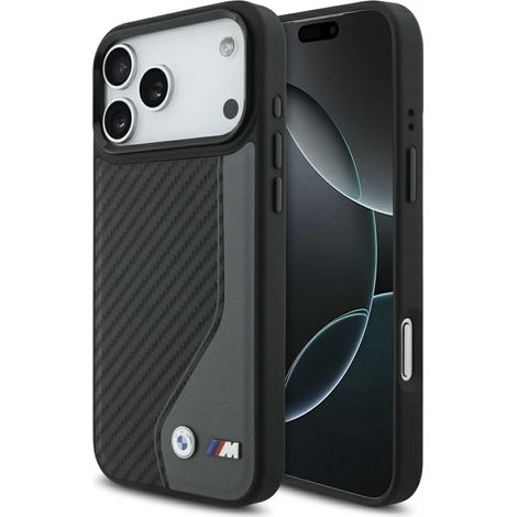 BMW M Carbon Logo MagSafe Hülle für iPhone 17 Pro Max Anthrazit (1/5)
