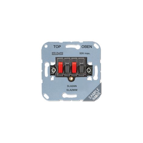 Jung Caja de conexión para altavoces estéreo 25 V , 60 V DC 2fach SLA 2 WW