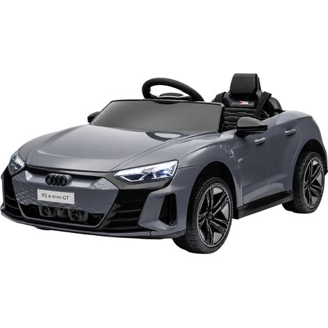 HOMCOM Auto Elettrica per Bambini 3-5 Anni con Sospensioni, Grigio e Nero (1/5)