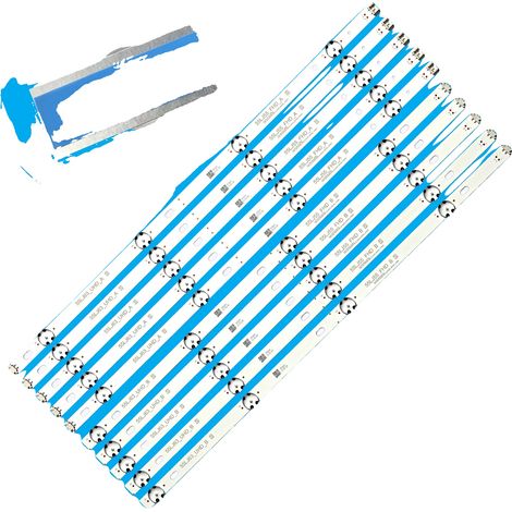LED-Hintergrundbeleuchtungsstreifen, 1096 mm Länge, 8 LED-Perlen pro Streifen, 3V Spannung, CE-zertifiziert, kompatibel mit mehreren TV-Modellen (1/5)