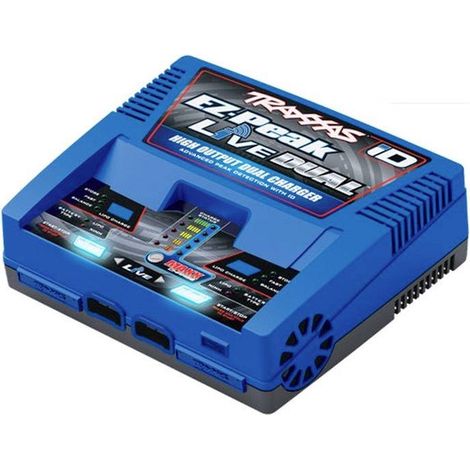 Traxxas EZ-Peak Live Dual Chargeur de modélisme 26 A Li-polymère, NiMH Coupure Miinus-Delta-U, Détection d'accu, Surveillance de température A241832 (1/3)
