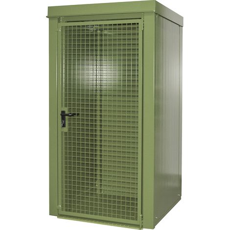 Bauer Südlohn Conteneur pour bouteilles de gaz GFC-B M0, peint, vert réséda (1/2)