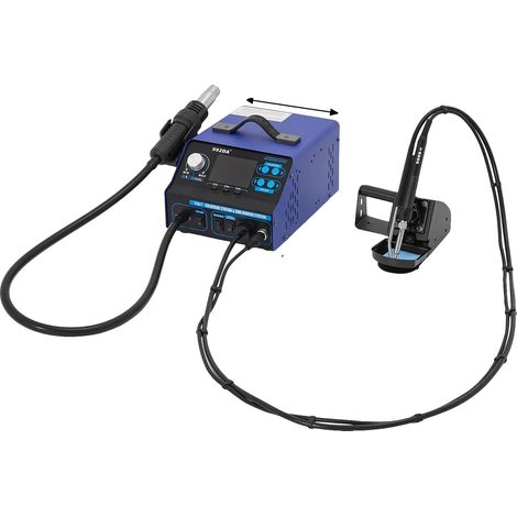 Herramienta de soldadura, soldadura por aire caliente, soldador, azul, 220 V (1/2)