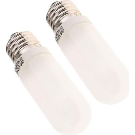 2 bombillas halógenas esmeriladas de 250 W, 220-240 V, casquillo E27 (rosca Edison estándar), bombillas de modelado de repuesto para iluminación estroboscópica de estudio fotográfico (1/5)
