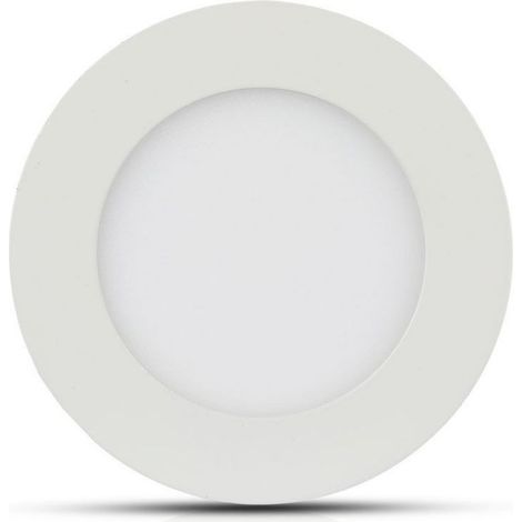 V-TAC Mini Pannello LED 24W Chip Samsung Montaggio ad Incasso Rotondo Bianco Caldo (1/5)