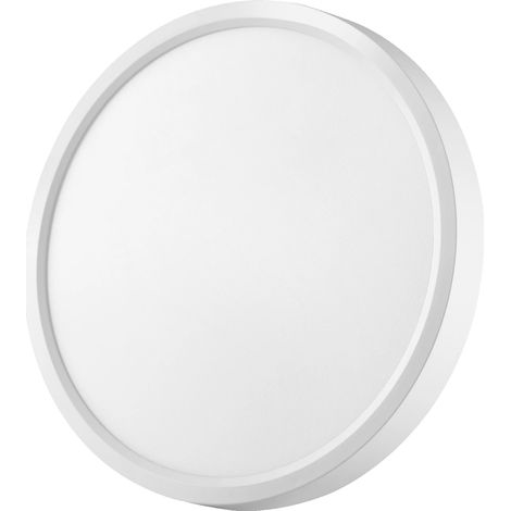 Plafonnier, Capteur de Mouvement Radar, LED Énergétiquement Efficace, 1 pièce, Lumière neutre, BLANC, 21-30W (1/2)