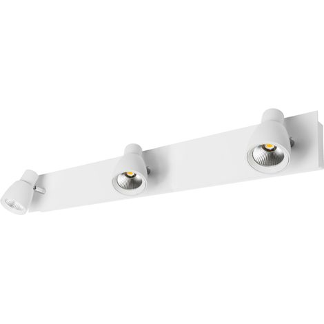 Applique murale LED avec 3 spots blanc (1/5)