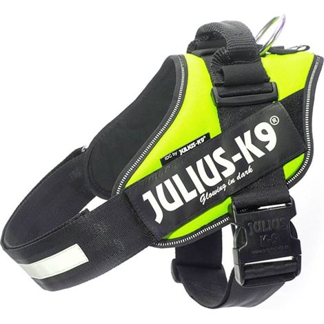 Pettorina IDC Julius K9 Powerharness Con Fantasia (ITA) - Pettorina IDC Julius K9 Powerharness Con Fantasia (ITA) - Giallo Fluo, L / Taglia 1 (63-85cm)