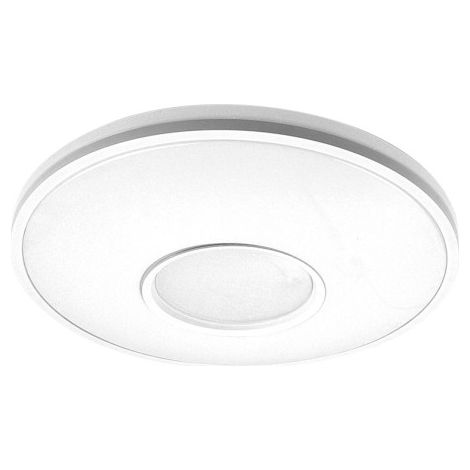 Plafón Perote 60 W 3000–6500 K blanco 5880 lm 49x49x8 cm mando regulable