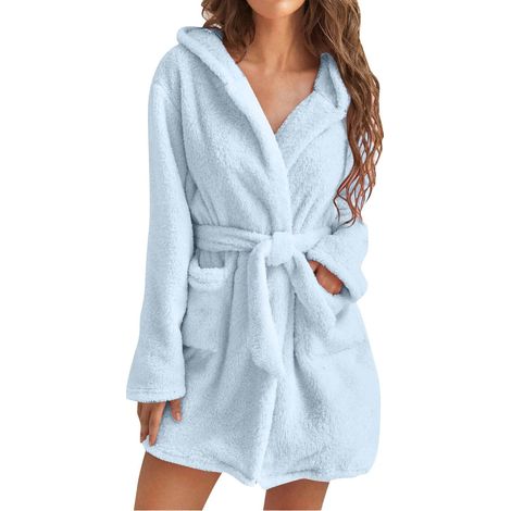 Peignoir de bain femme 100% coton éponge, robe de chambre à fermeture éclair, peignoir doux pour salle de bain, kimono de toilette avec zip, taille unique, idéal après-douche (1/5)