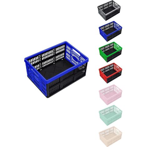 Caja Plegable de 32 Litros para Almacenamiento Resistente y Compacta Ideal para Organización en Hogar y Oficina 48x35cm (1/5)
