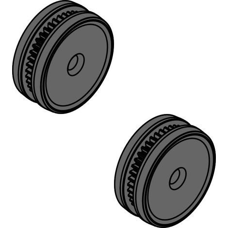 Ruedas traseras Zodiac TornaX y Pixel R0771900 pack 2 unidades