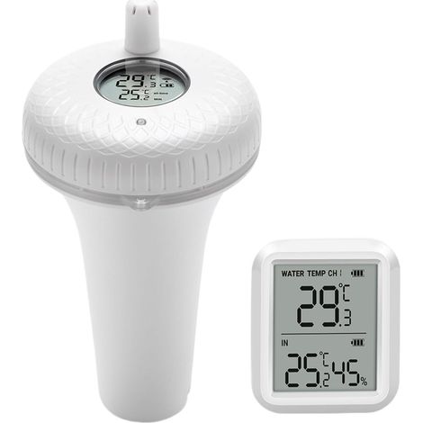 Thermomètre à Eau Thermomètre Flottant Sans Fil For Piscine, Spa, Aquarium Et Bassin À Poissons. (1/5)