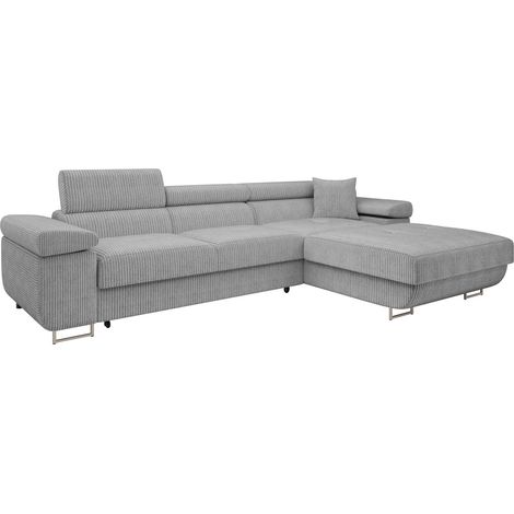 Sofá rinconero Comfivo Vinetum II, Poso 110, Función de descanso, Almacenaje, 280x170x70cm, 0