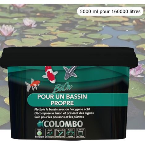 Oxygène Actif Bassins et étangs. 5000 ml. Réduit Les Algues. Équilibre Le Bassin (1/3)