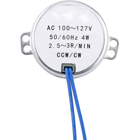 1pc AC 100-127V 4W Synchronous Motor 50/60Hz CCW/CW Geared Motor