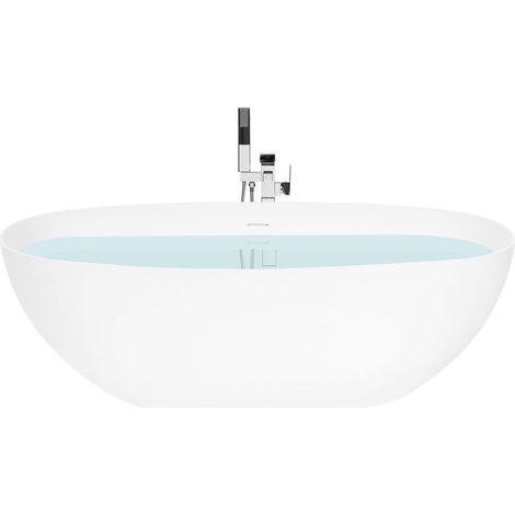 Vasca da bagno freestanding ovale 170 cm bianca Lamanga (1/5)