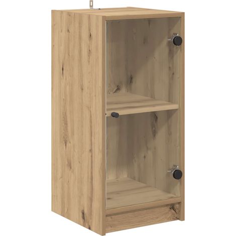 Maison Exclusive - Credenza rovere artigianale 35 x 37 x 76 cm Legno multistrato (1/5)