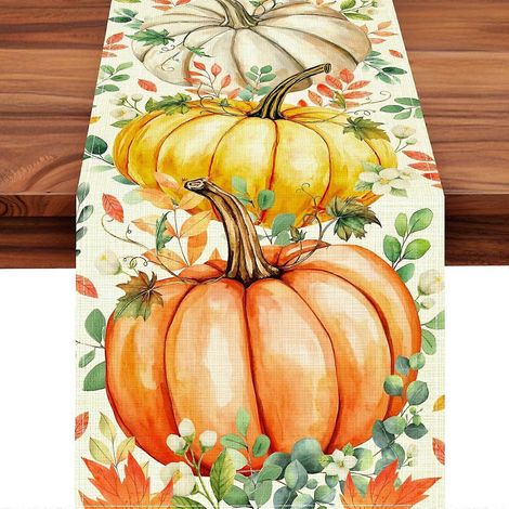 Nappe en lin réutilisable en tissu épais, motifs élégants pour buffets et événements, jaune (1/4)