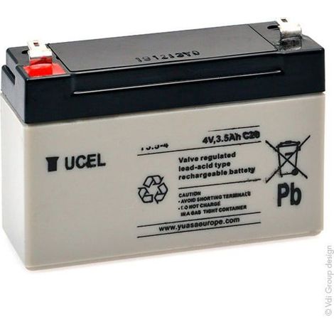 Yucel - Batterie plomb AGM YUCEL Y3.5-4 4V 3.5Ah F4.8