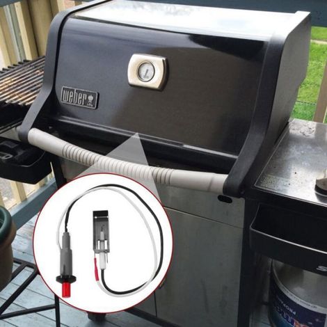 Kit d’allumage à batterie avec bouton-poussoir pour barbecue à gaz Weber Spirit E-210/310/320 (1/5)