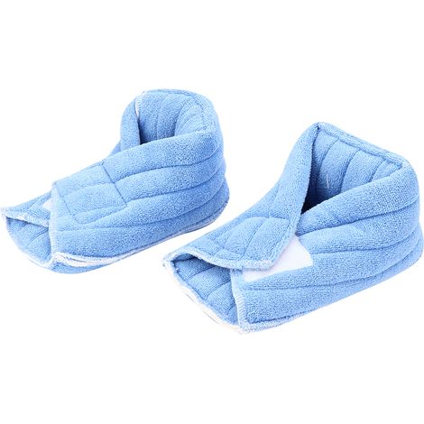 2 coussinets de soutien du talon anti-escarres, couvre-pieds et chevilles chauds pour soins de lit des personnes âgées (1/5)